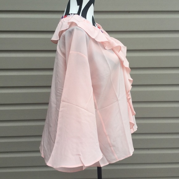 New Anthropologie Paul & Joe Daisy Chain Silk Top - Picture 8 of 8